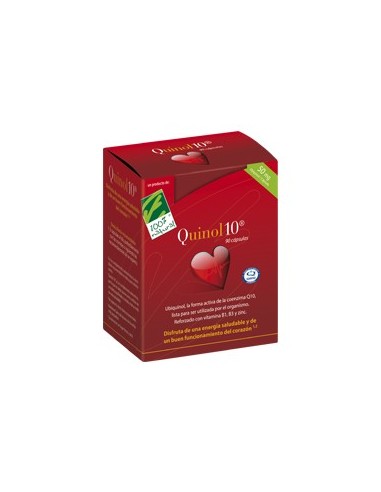 Quinol 10®, 90 cápsulas de 50 mg.
